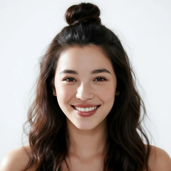 Half Up Top Knot