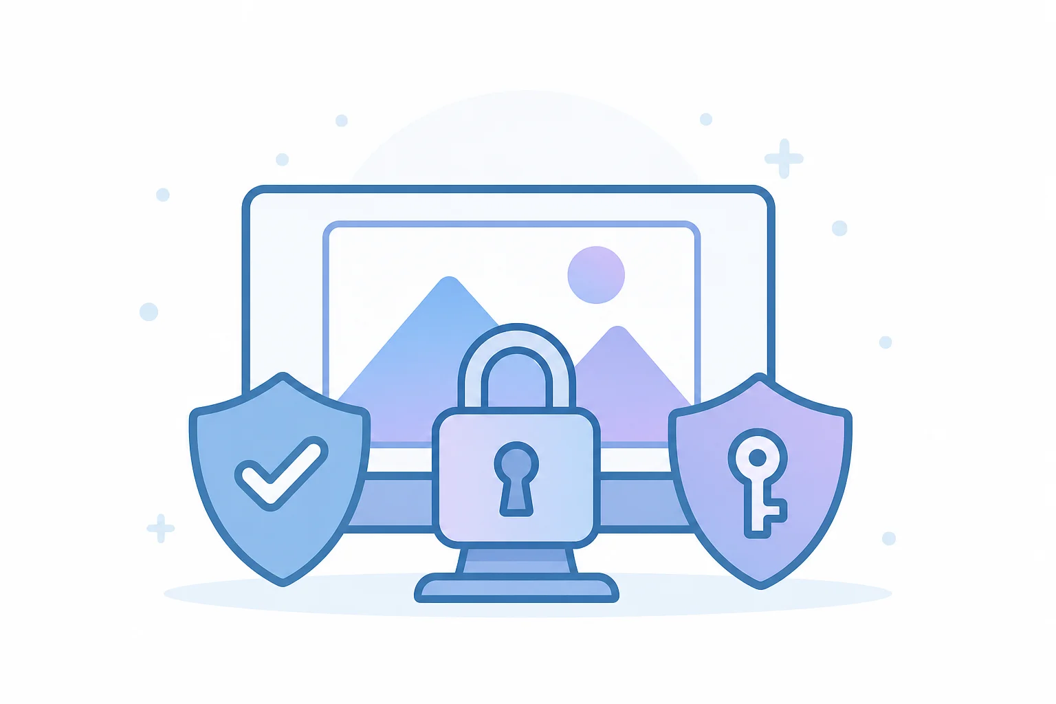 Privacy and security illustration